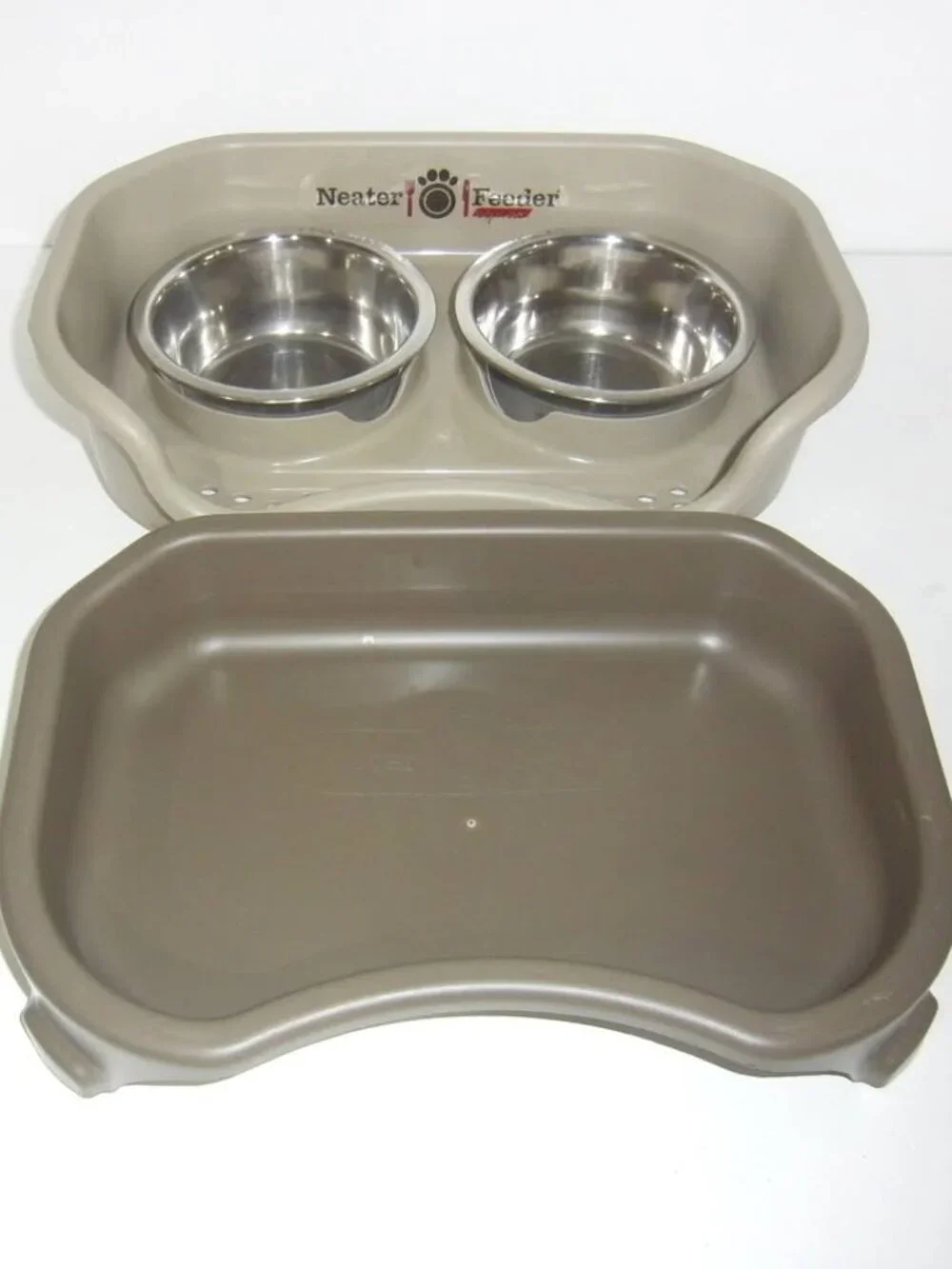 Neater Feeder System for Small Dog, Cat or Puppy - 2 Bowls & Stand